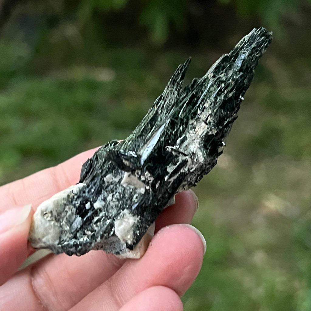 Cluster egirin mini cuart fumuriu/negru Zomba m6, pietre semipretioase - druzy.ro 2 