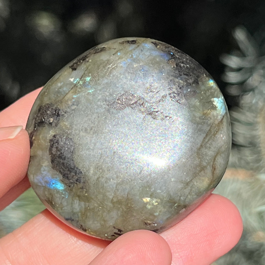 Labradorit palm stone m21, druzy.ro, cristale 5