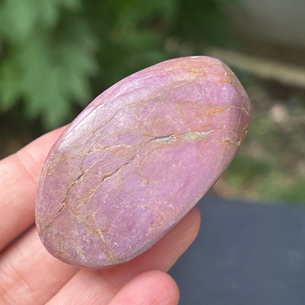 Palmstone atlantisit (stichtit, serpentin) model 7, pietre semipretioase - druzy.ro 2 