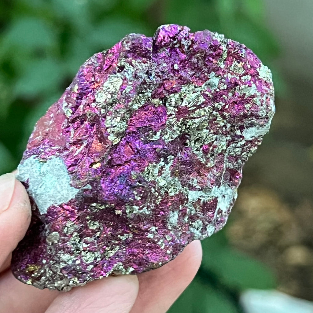 Calcopirita iridescentă din Mexic model 2, pietre semipretioase - druzy.ro 11 