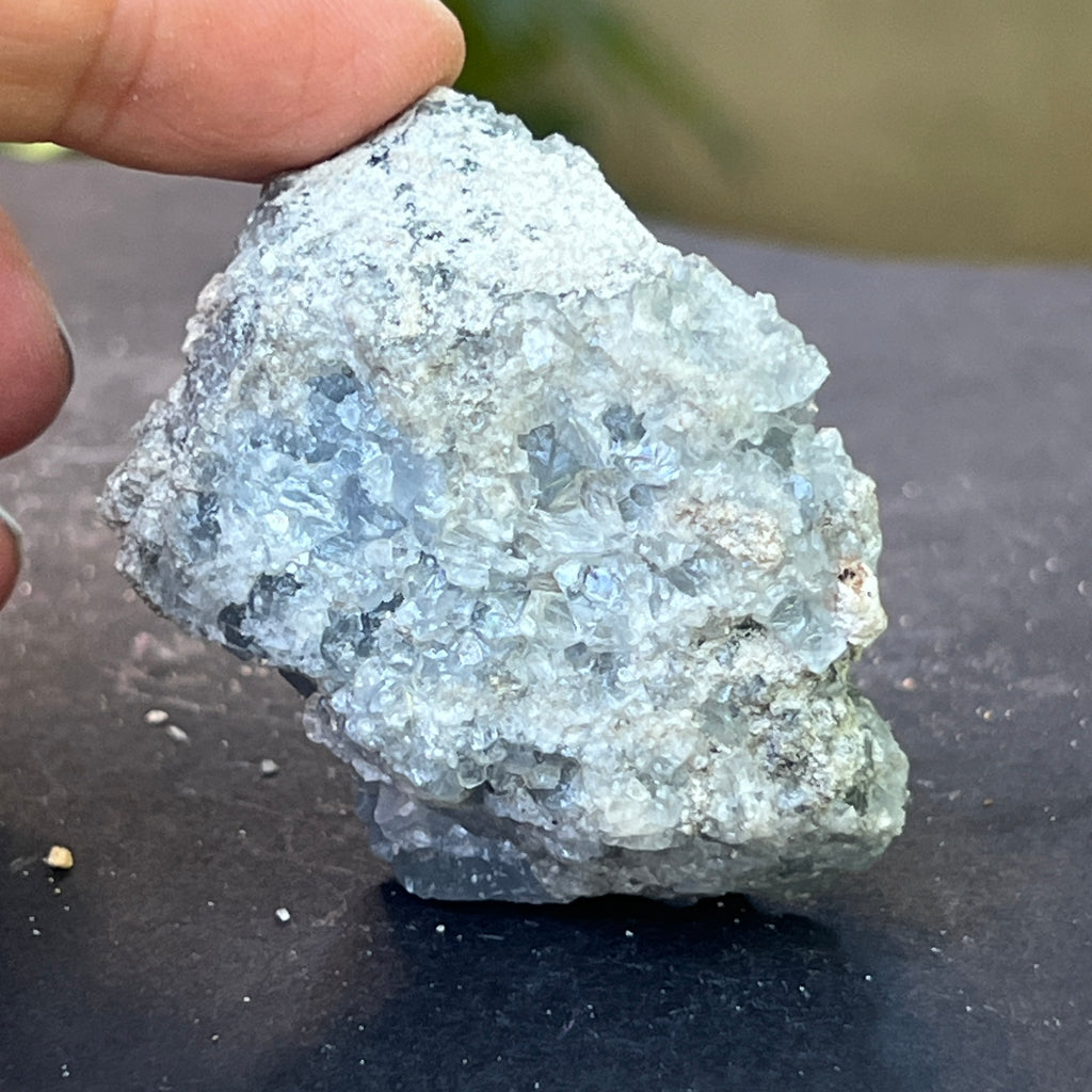 Celestit / celestina cluster m20, pietre semipretioase - druzy.ro 3 