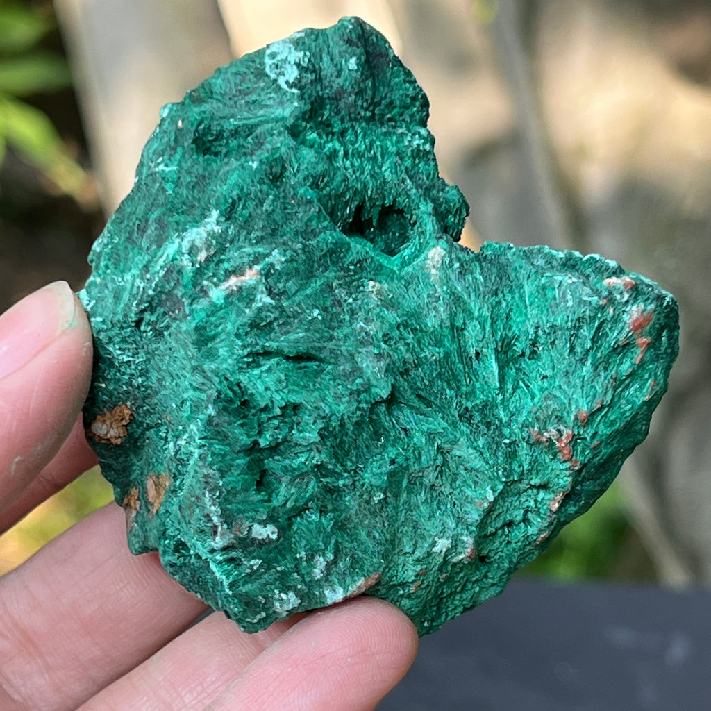 Malachit matasos piatra bruta m16, pietre semipretioase - druzy.ro 8 