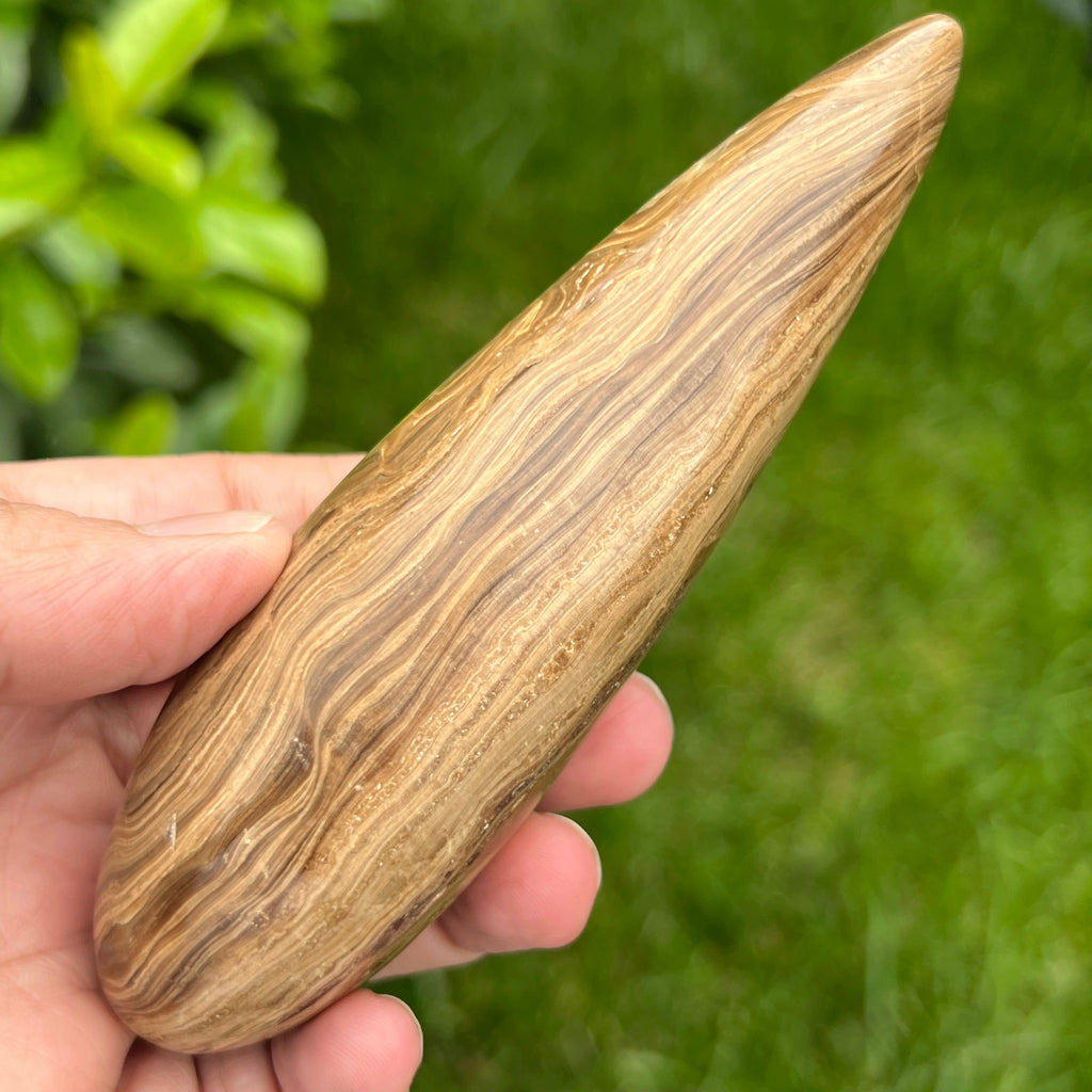 Bagheta aragonit maro model 8, pietre semipretioase - druzy.ro 4 