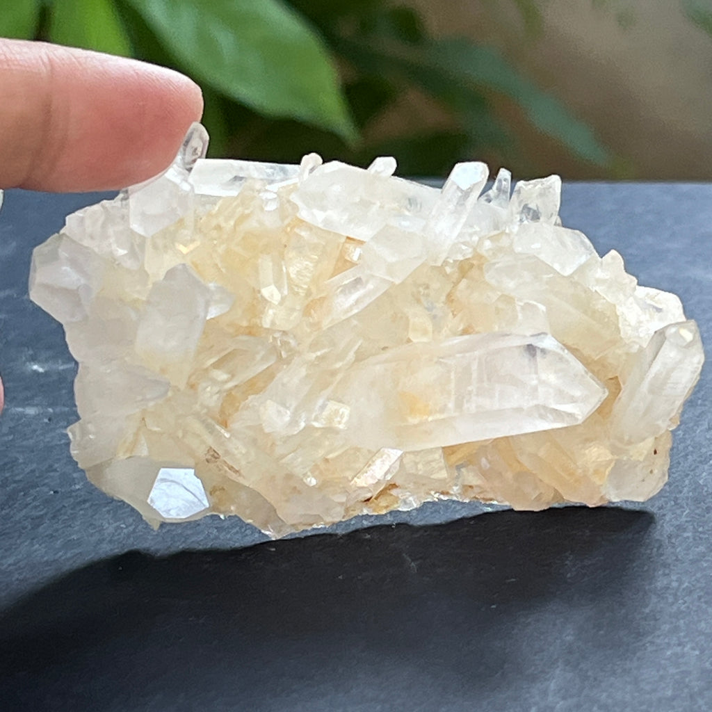 Cluster cuart incolor, floare de mina, cristal de stanca Zimbabwe m6, pietre semipretioase - druzy.ro 1 