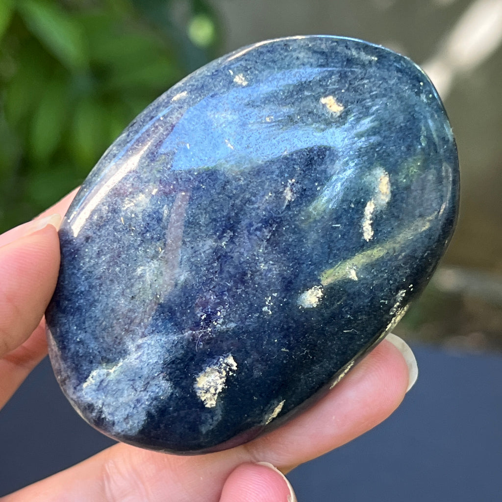 Palmstone lazulit din Madagascar model 13, pietre semipretioase - druzy.ro 2 