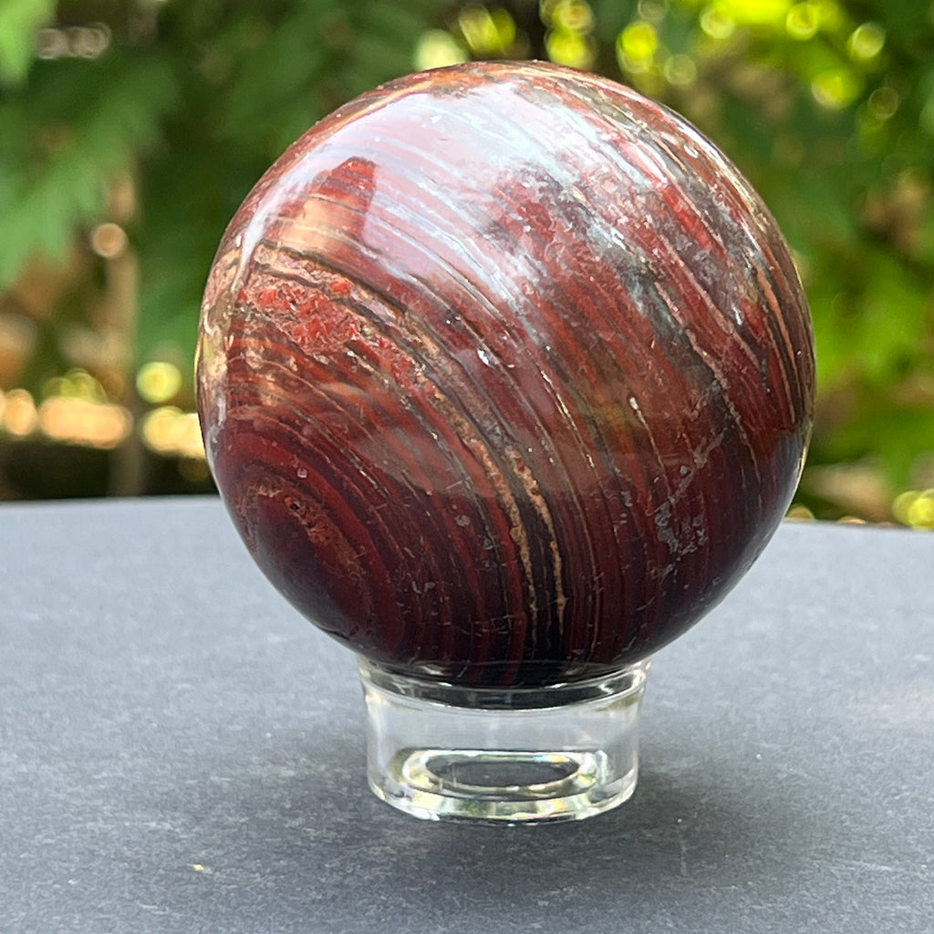 Sfera jasp rosu din Zimbabwe m3, pietre semipretioase - druzy.ro 7 