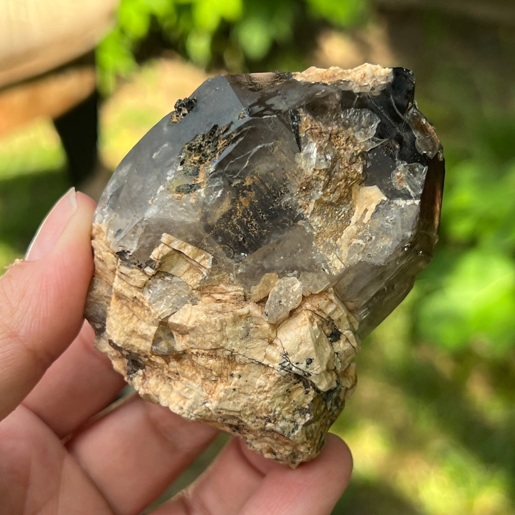 Varf brut cuart fumuriu | Model L1, pietre semipretioase - druzy.ro 7 