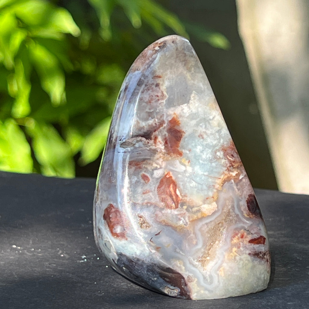 Calcedonie cu crom albastru-verzuie din Zimbabwe -forma libera| Model 9, pietre semipretioase - druzy.ro 4 
