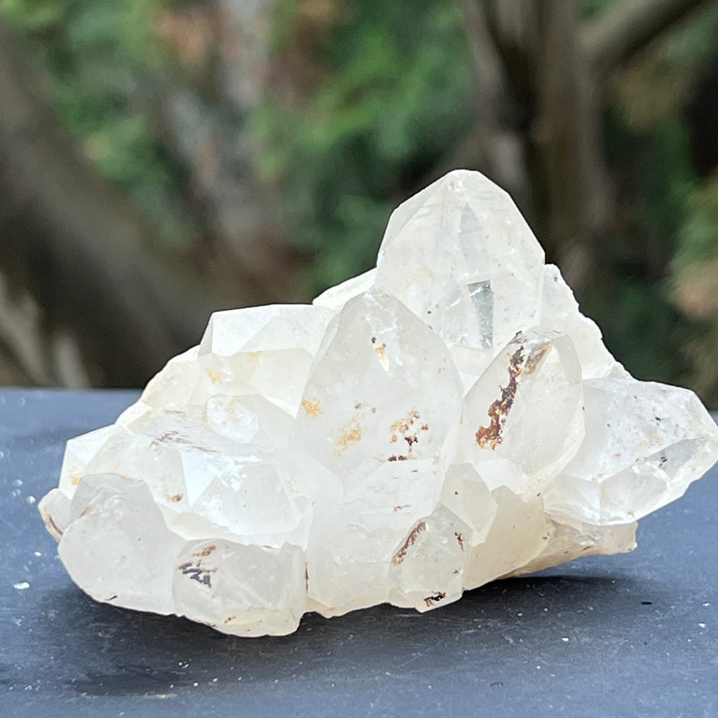 Cluster cuart incolor, floare de mina, cristal de stanca Zimbabwe m6, druzy.ro, cristale 3
