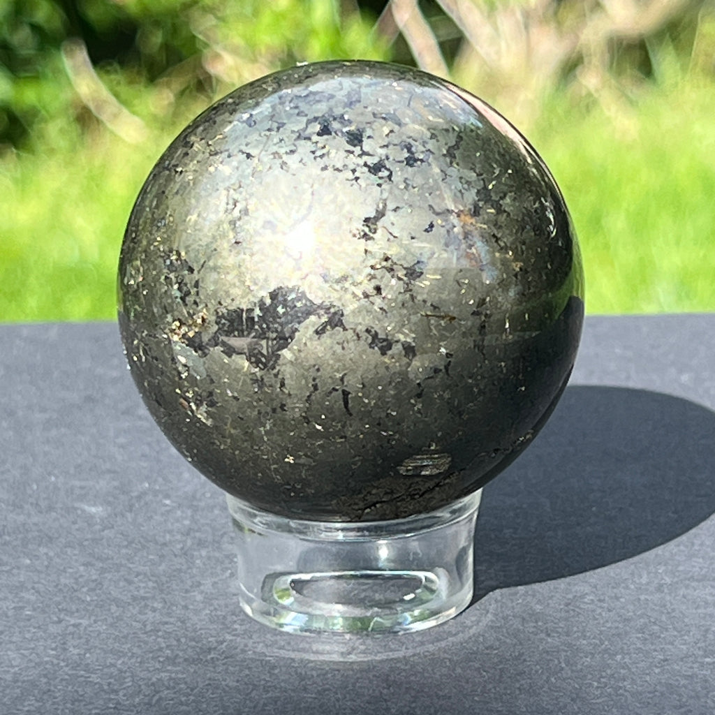 Sfera pirita model 7, pietre semipretioase - druzy.ro 3 