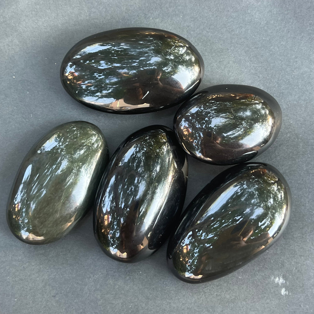 Palmstone obsidian, pietre semipretioase - druzy.ro 2 