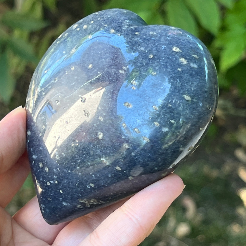 Inima lazulit din Madagascar | Model 2, pietre semipretioase - druzy.ro 5 