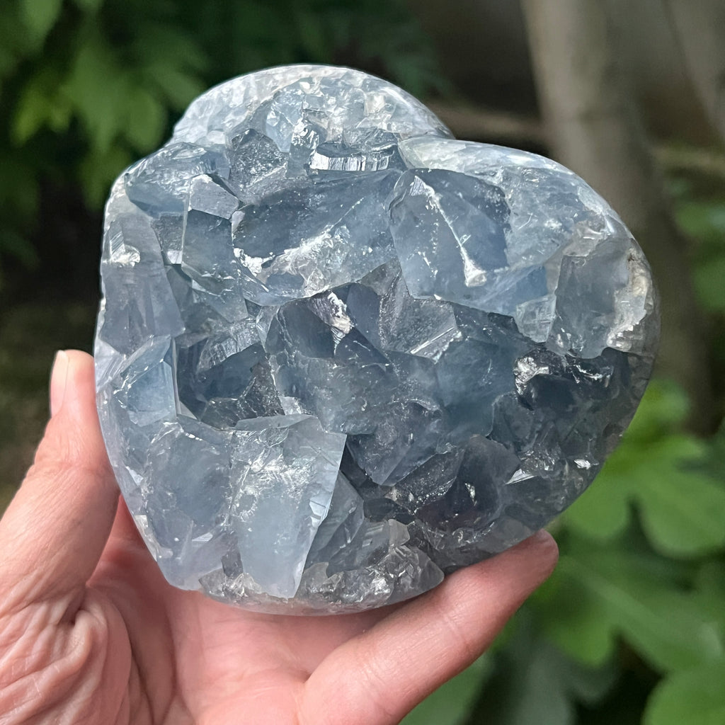 Inima celestit / celestina | Model 1, pietre semipretioase - druzy.ro 1 
