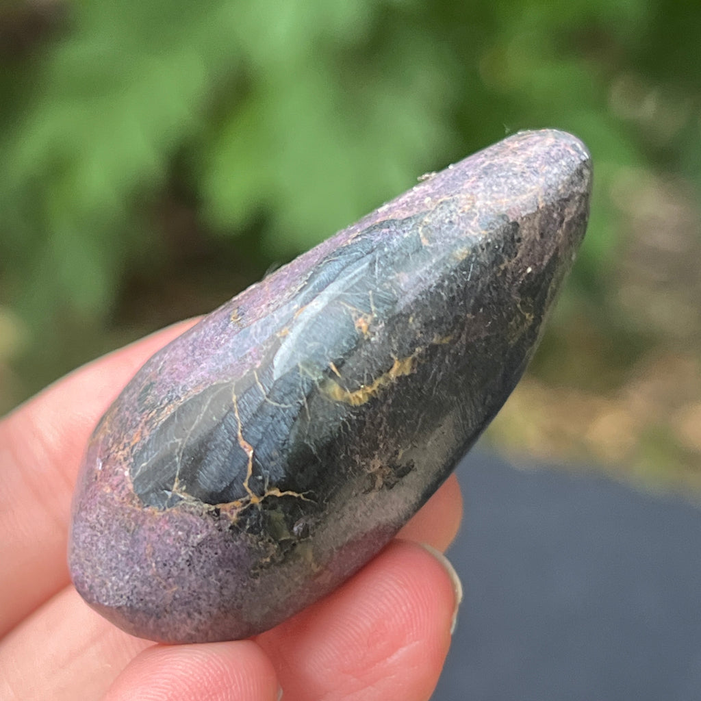 Palmstone atlantisit (stichtit, serpentin) model 3, pietre semipretioase - druzy.ro 3 