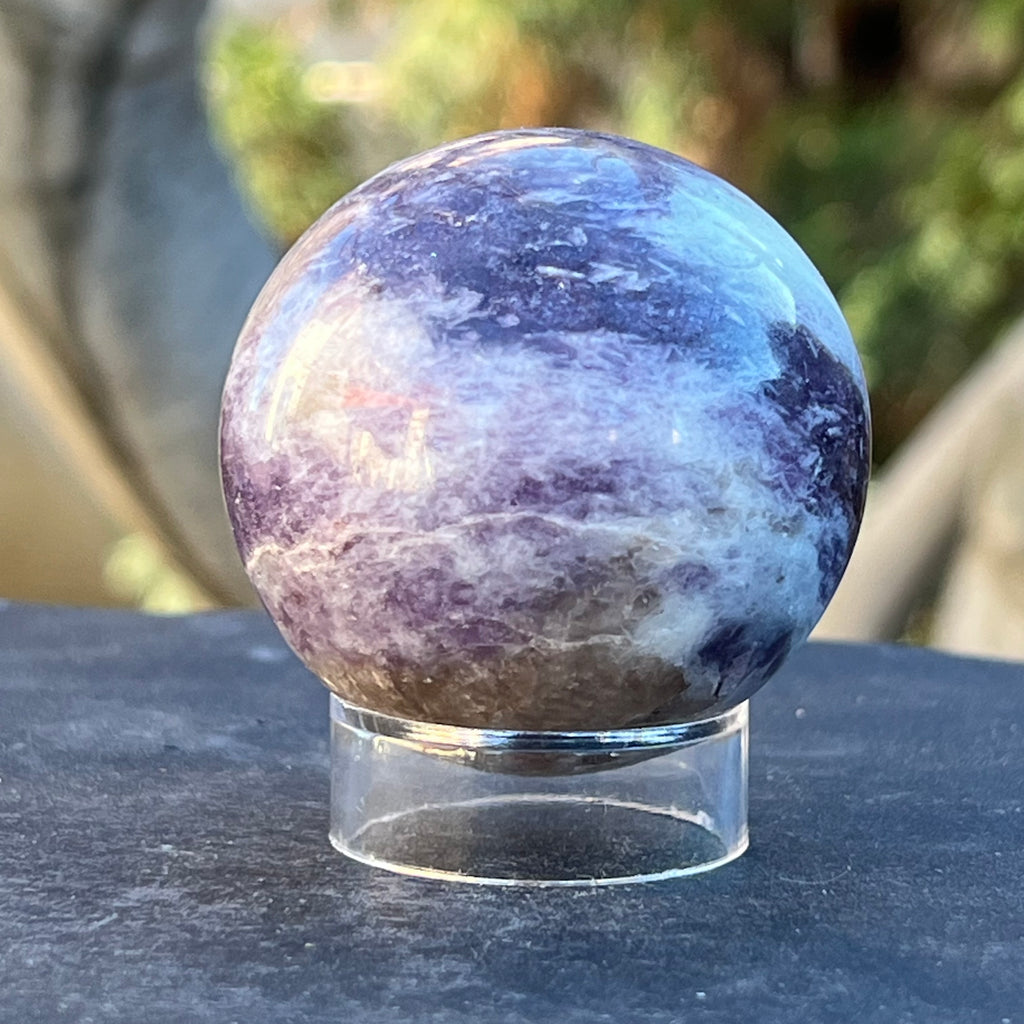 Lepidolit sfera model 2, druzy.ro, cristale 2
