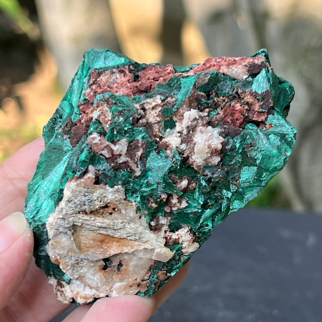 Malachit matasos piatra bruta m19, pietre semipretioase - druzy.ro 1 