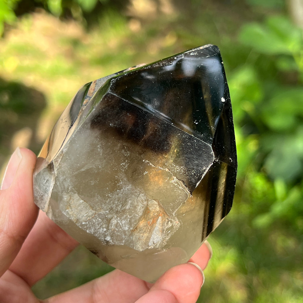 Varf brut cuart fumuriu | Model L4, pietre semipretioase - druzy.ro 2 