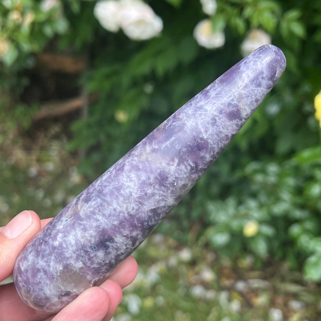 Bagheta Lepidolit din Madagascar m2, pietre semipretioase - druzy.ro 4 