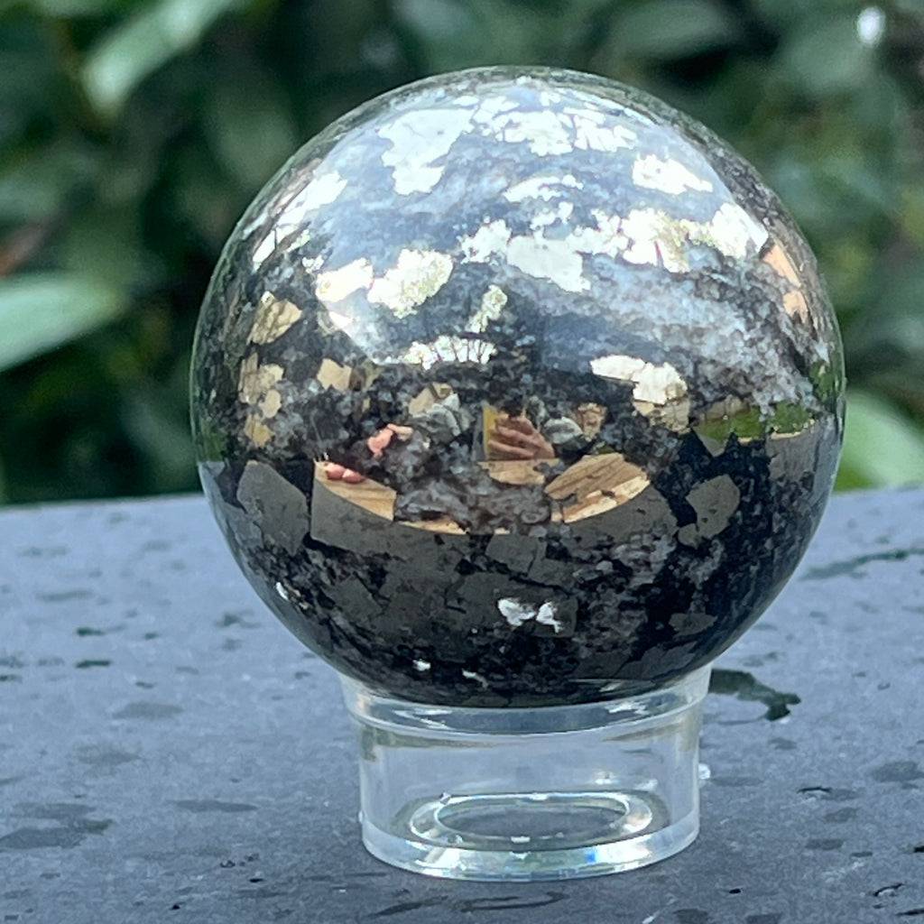 Sfera pirita model 3, pietre semipretioase - druzy.ro 2 