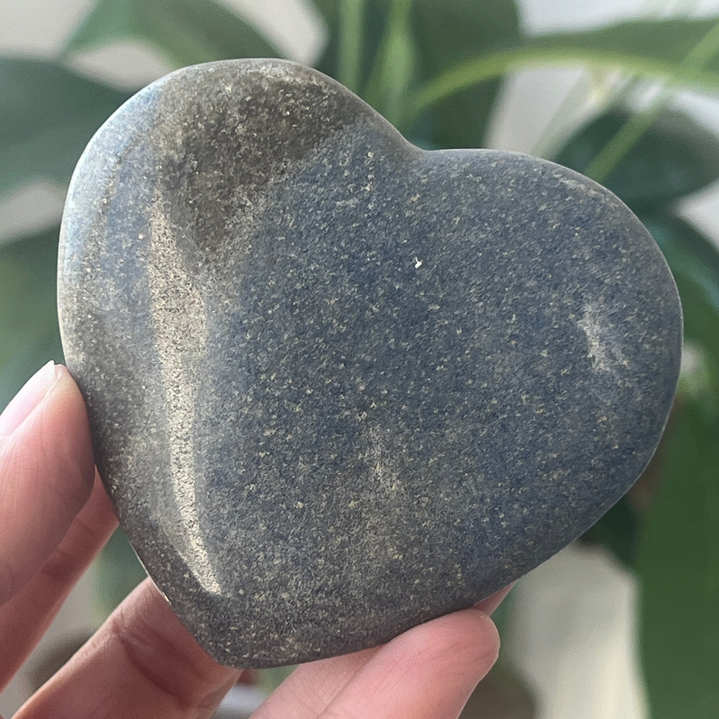 Inima lazulit din Madagascar | Model 2, pietre semipretioase - druzy.ro 3 
