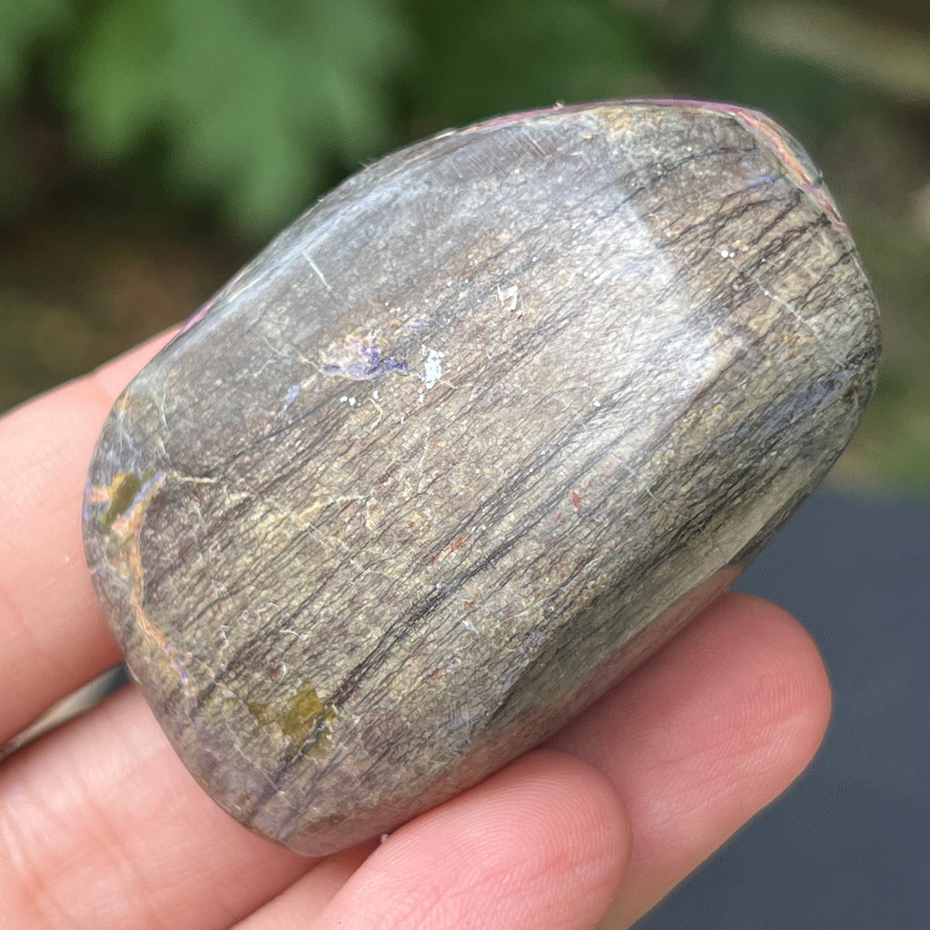 Palmstone atlantisit (stichtit, serpentin) model 5, pietre semipretioase - druzy.ro 4 