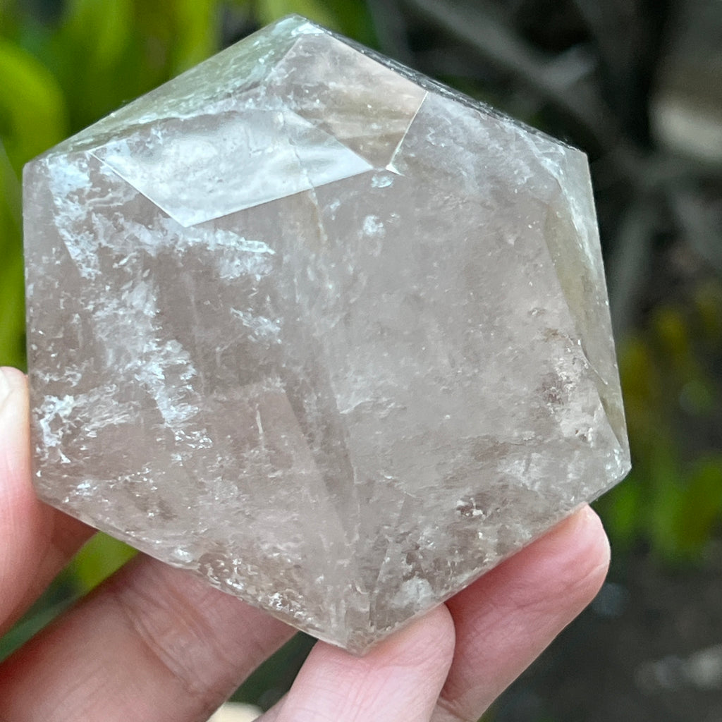 Cuart fumuriu forma diamant model 3, pietre semipretioase - druzy.ro 3 