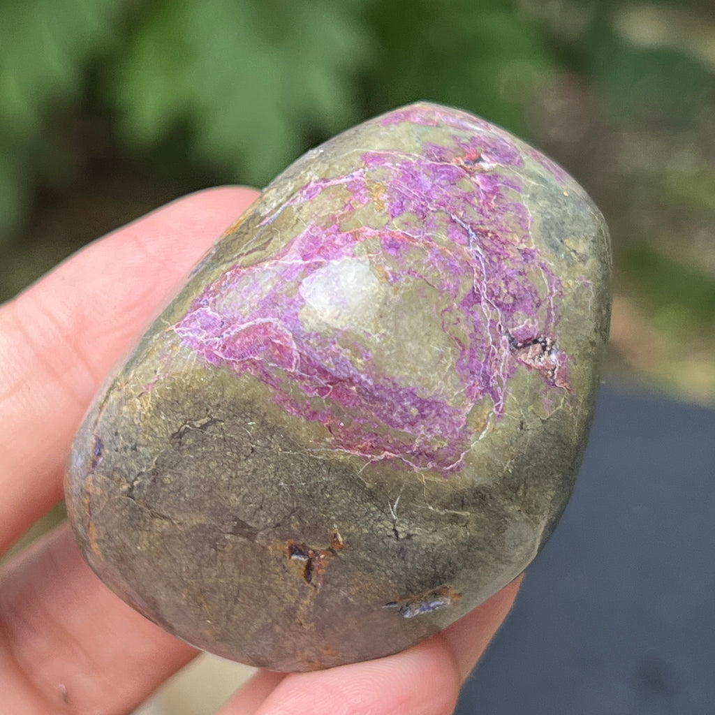 Palmstone atlantisit (stichtit, serpentin) model 4, pietre semipretioase - druzy.ro 2 