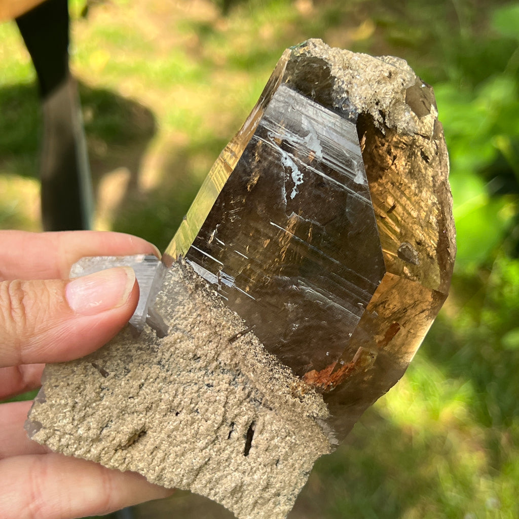 Varf brut cuart fumuriu | Model L3, pietre semipretioase - druzy.ro 2 