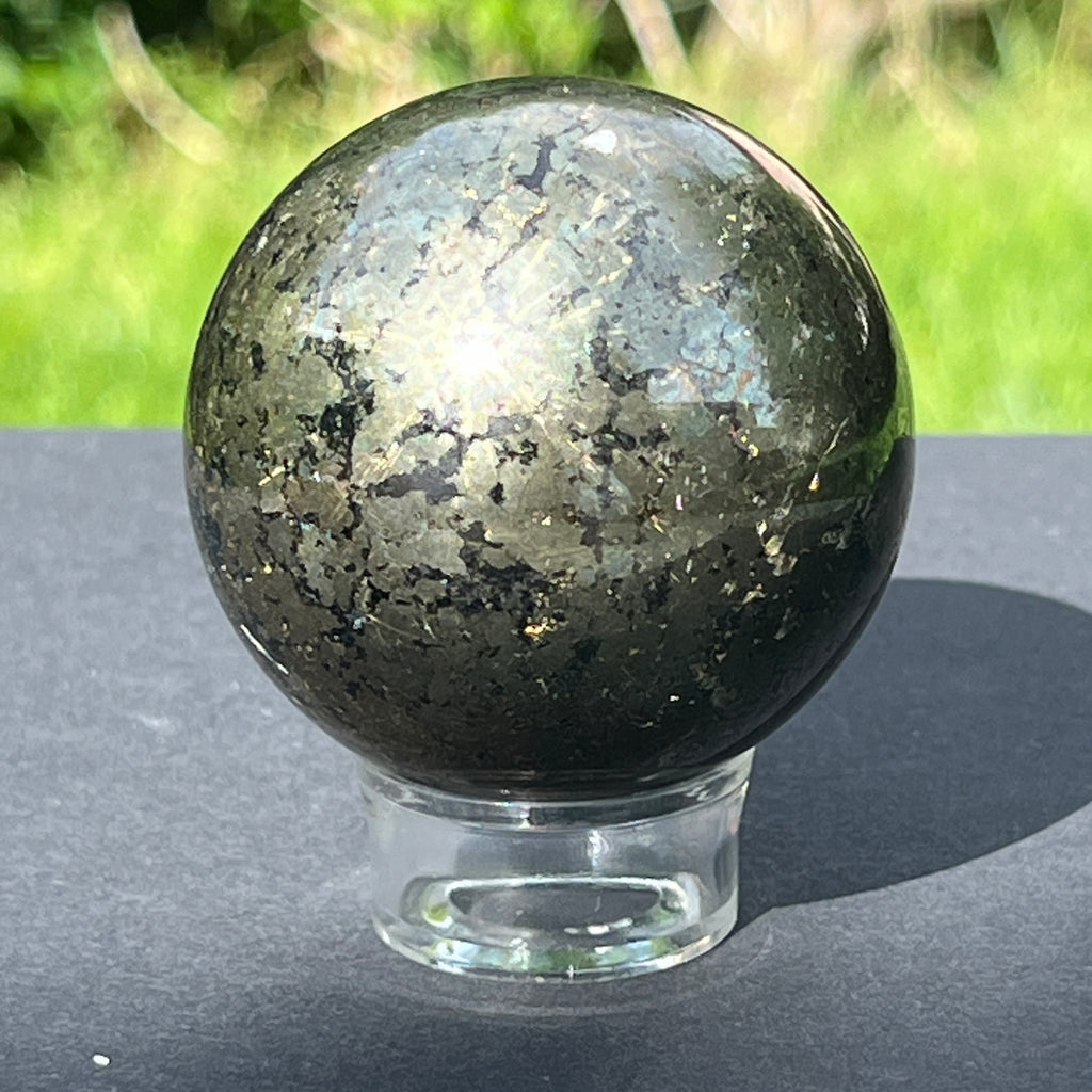Sfera pirita model 7, pietre semipretioase - druzy.ro 4 