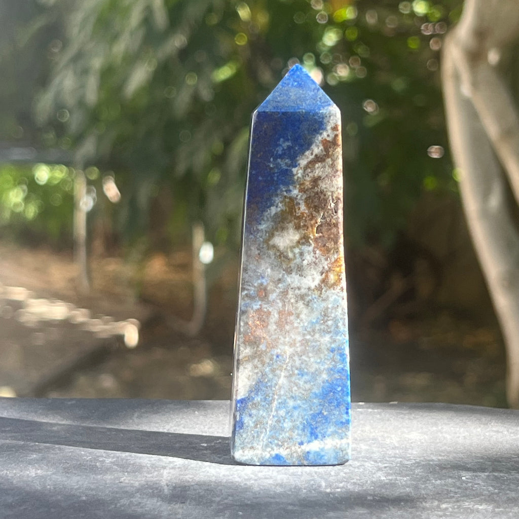 Turn/obelisc lapis lazuli m4, druzy.ro, cristale 8