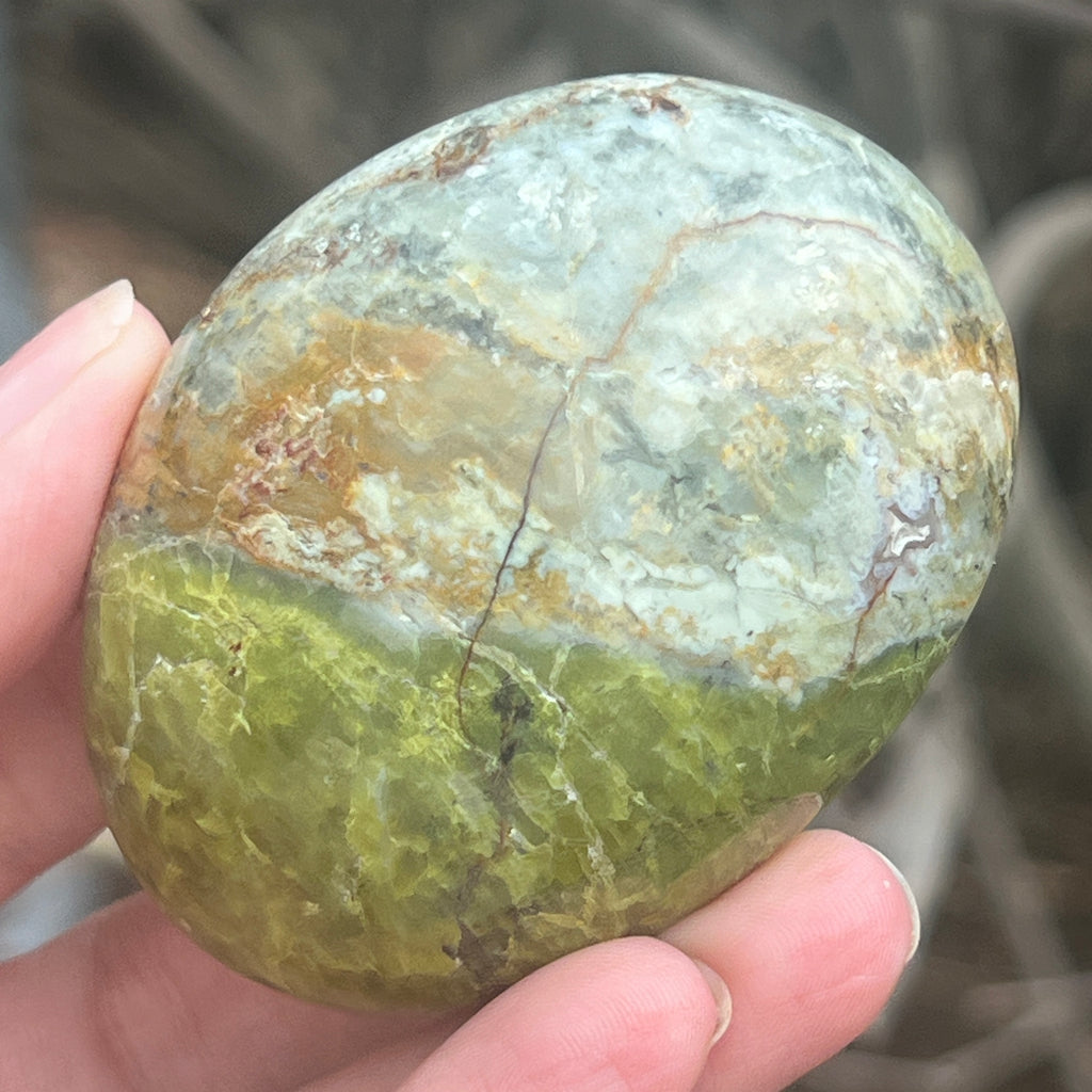 Opal verde palmstone m7, pietre semipretioase - druzy.ro 5 