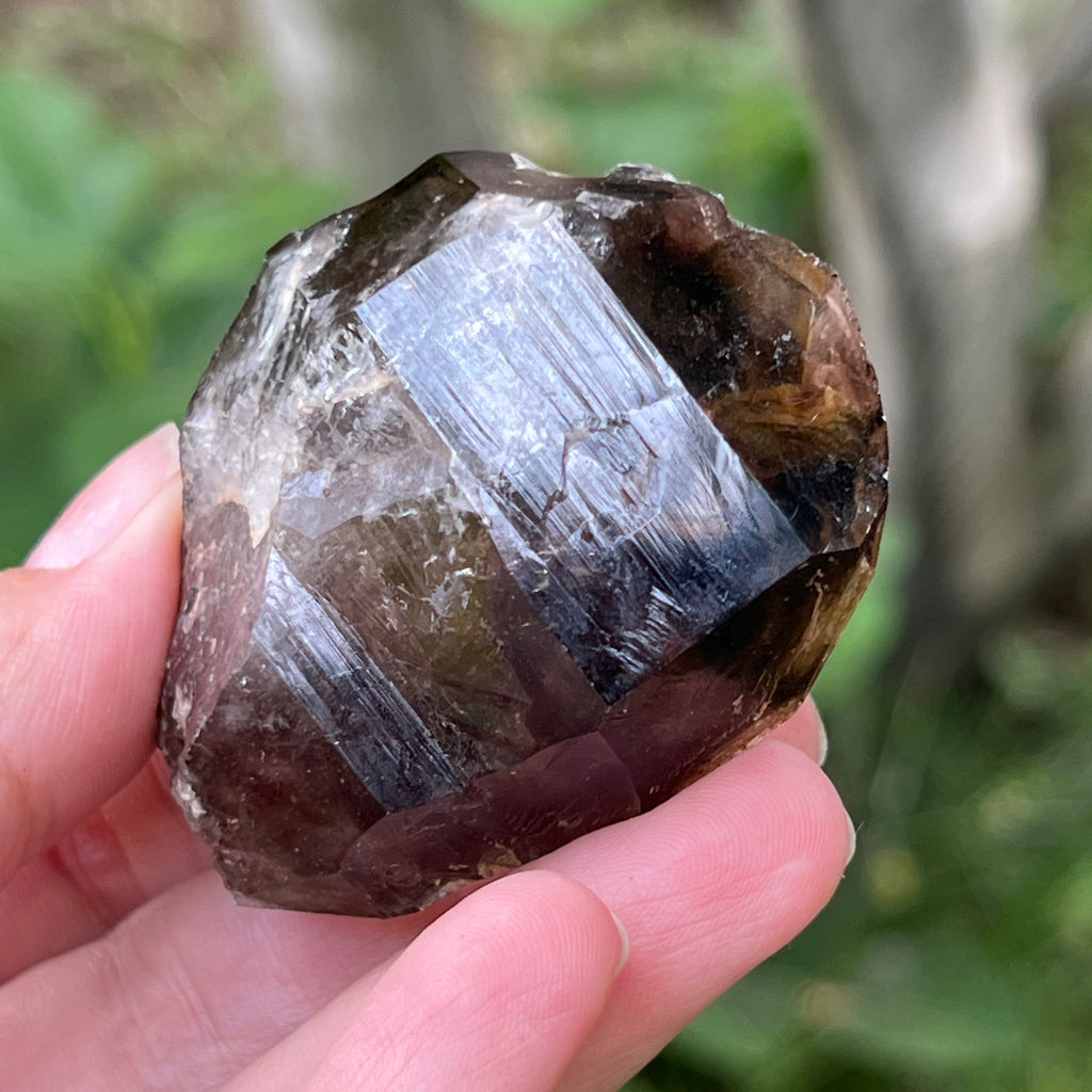 Cuart fumuriu generator/varf mina Brandberg | Model L2, pietre semipretioase - druzy.ro 5 