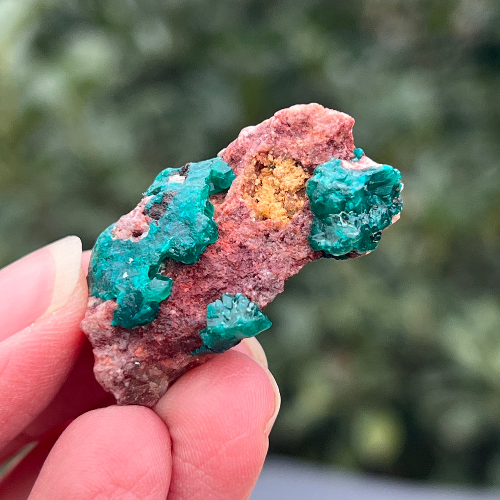 Dioptaz cluster din Congo model 34, pietre semipretioase - druzy.ro 4 