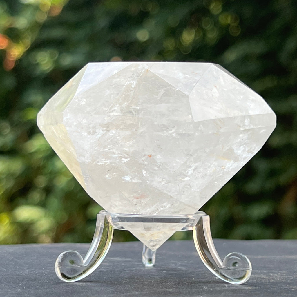 Cuart curcubeu forma diamant caliate extra, cristal de stanca/cuart incolor m5, druzy.ro, cristale 3