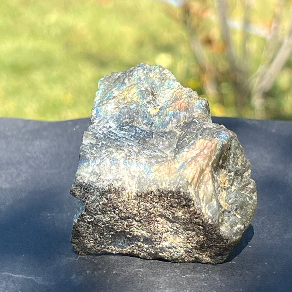 Labradorit piatra bruta polisata pe o fata m5, druzy.ro, cristale 4