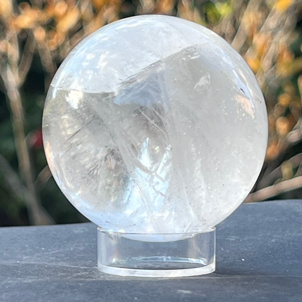 Sfera cuart incolor/ cristal de stanca m4, glob cristal, druzy.ro, cristale 2