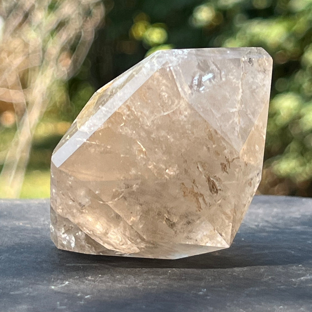 Cuart fumuriu curcubeu forma diamant model 4, druzy.ro, cristale 2