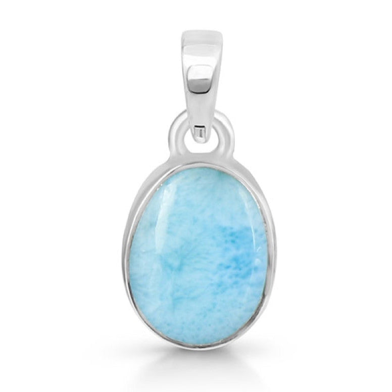 Pandantiv larimar argint model 4, pietre semipretioase - druzy.ro 1 