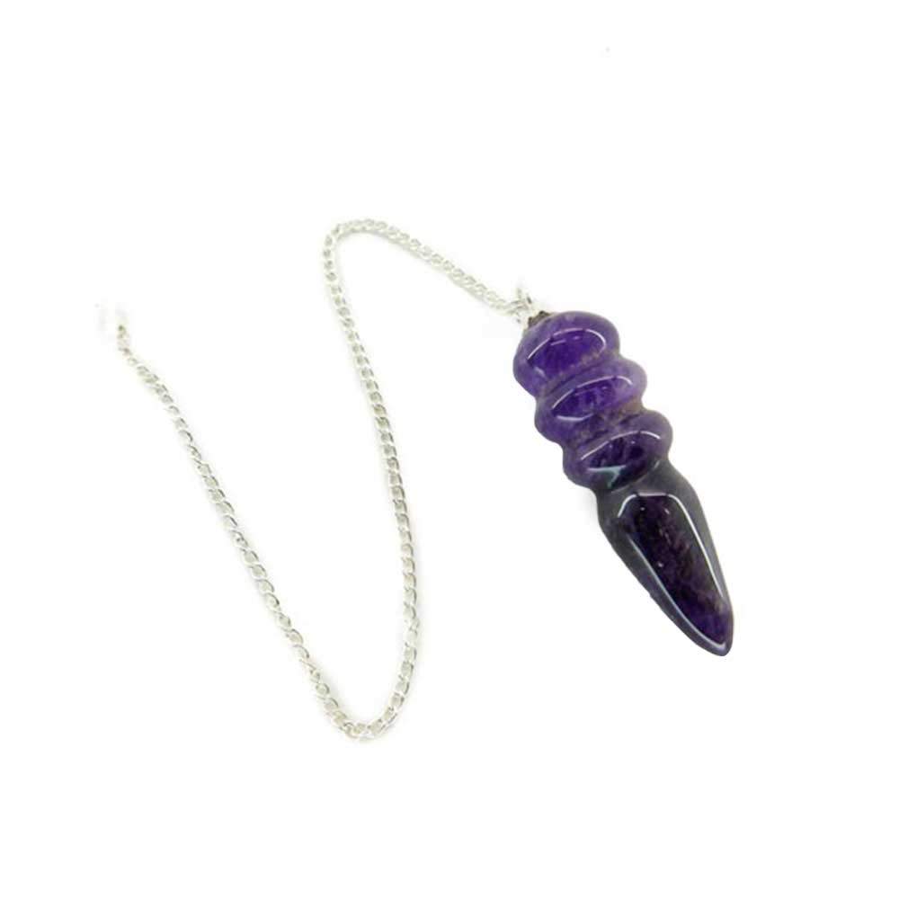 Pendul egiptean din ametist, pietre semipretioase - druzy.ro 2 