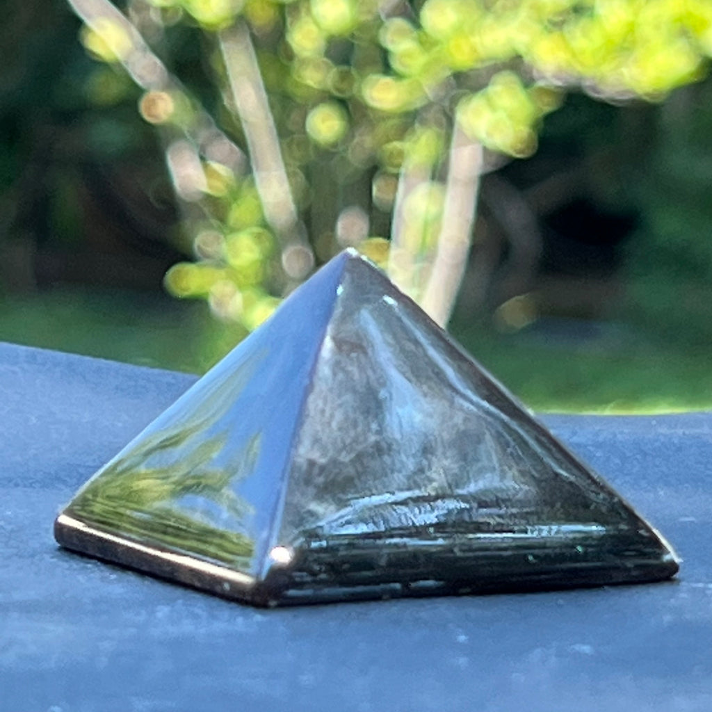 Piramida calcit ciocolata, druzy.ro, cristale 1