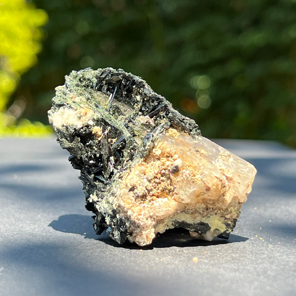Cluster egirin mini cuart fumuriu/negru Zomba m14, druzy.ro, cristale 6