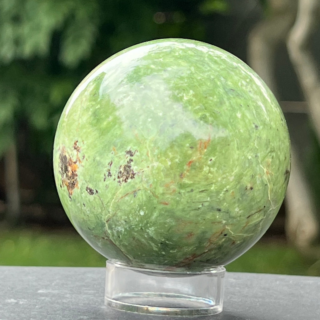 Crisopraz sfera m4, druzy.ro, cristale 3