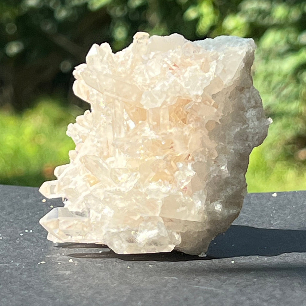 Cluster cuart Malagasy incolor m5, druzy.ro, cristale 1