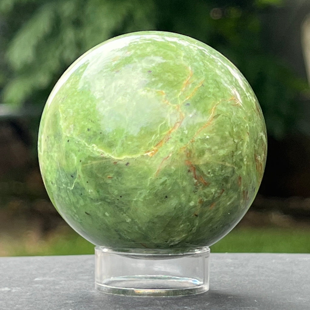 Crisopraz sfera m4, druzy.ro, cristale 1
