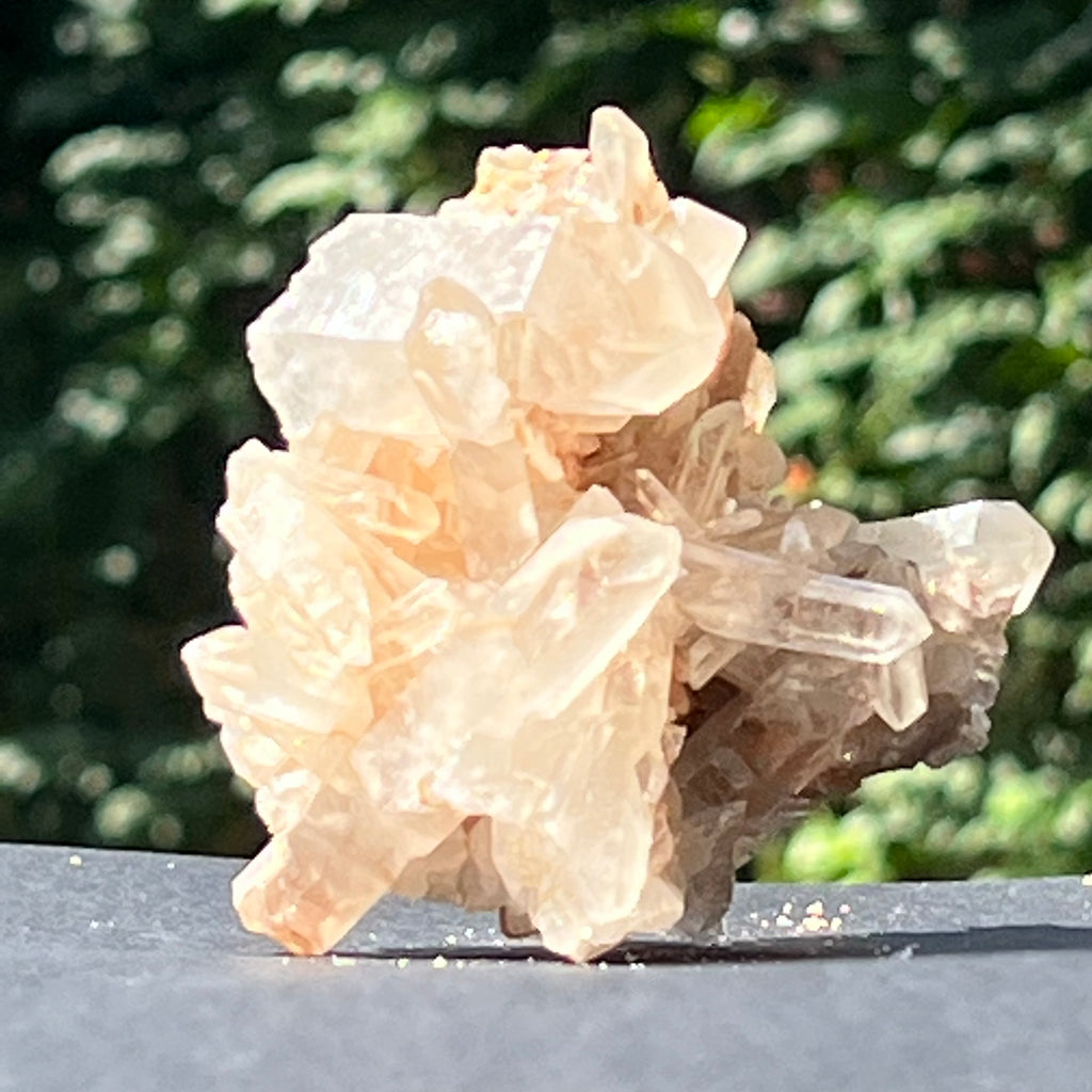 Cluster cuart Malagasy incolor m6, druzy.ro, cristale 1