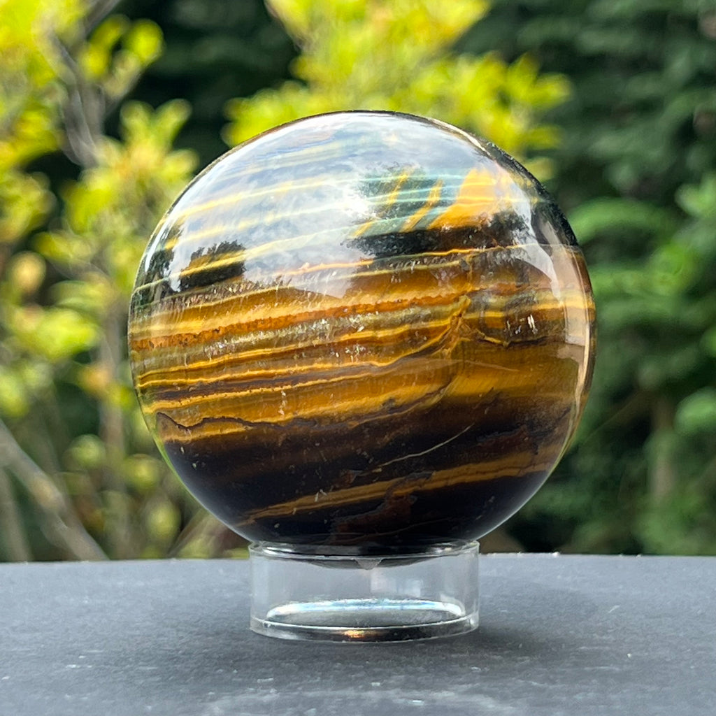 Ochi de tigru sfera model 3, druzy.ro, cristale 2