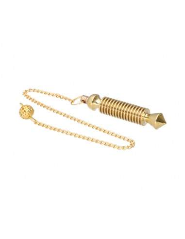 Pendul metal Isis pentru radiestezie | Model 2, pietre semipretioase - druzy.ro 2 