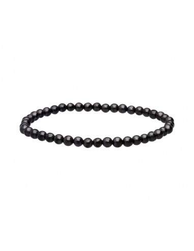 Bratara shungit 4 mm, pietre semipretioase - druzy.ro 2 