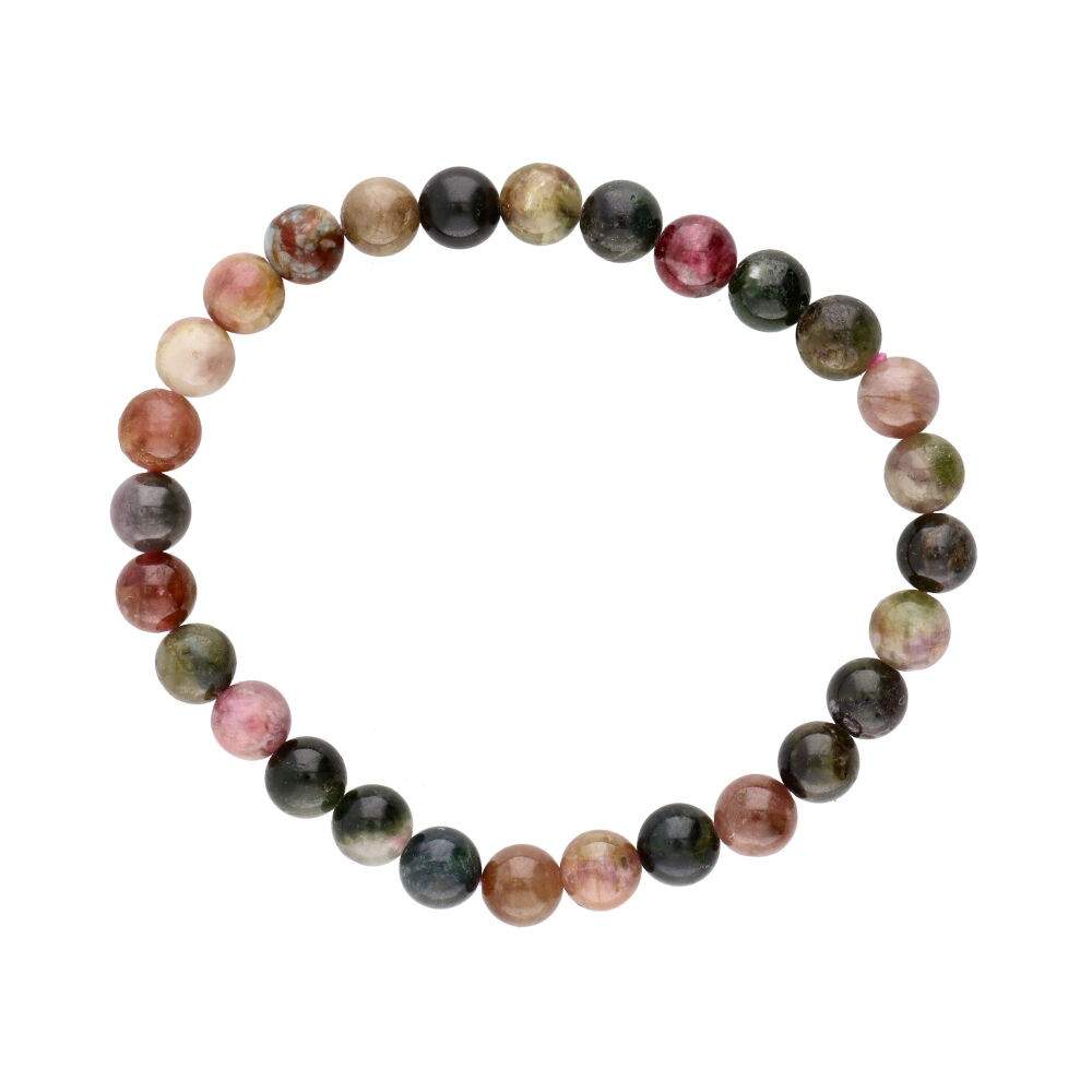 Bratara mix turmalina 6 mm, pietre semipretioase - druzy.ro 1 