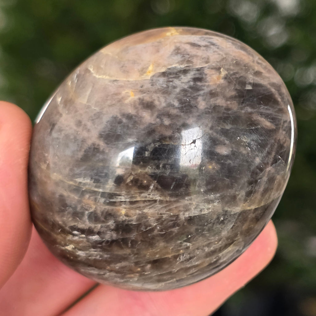 Palmstone piatra lunii somon gri | Model 6, pietre semipretioase - druzy.ro 3 